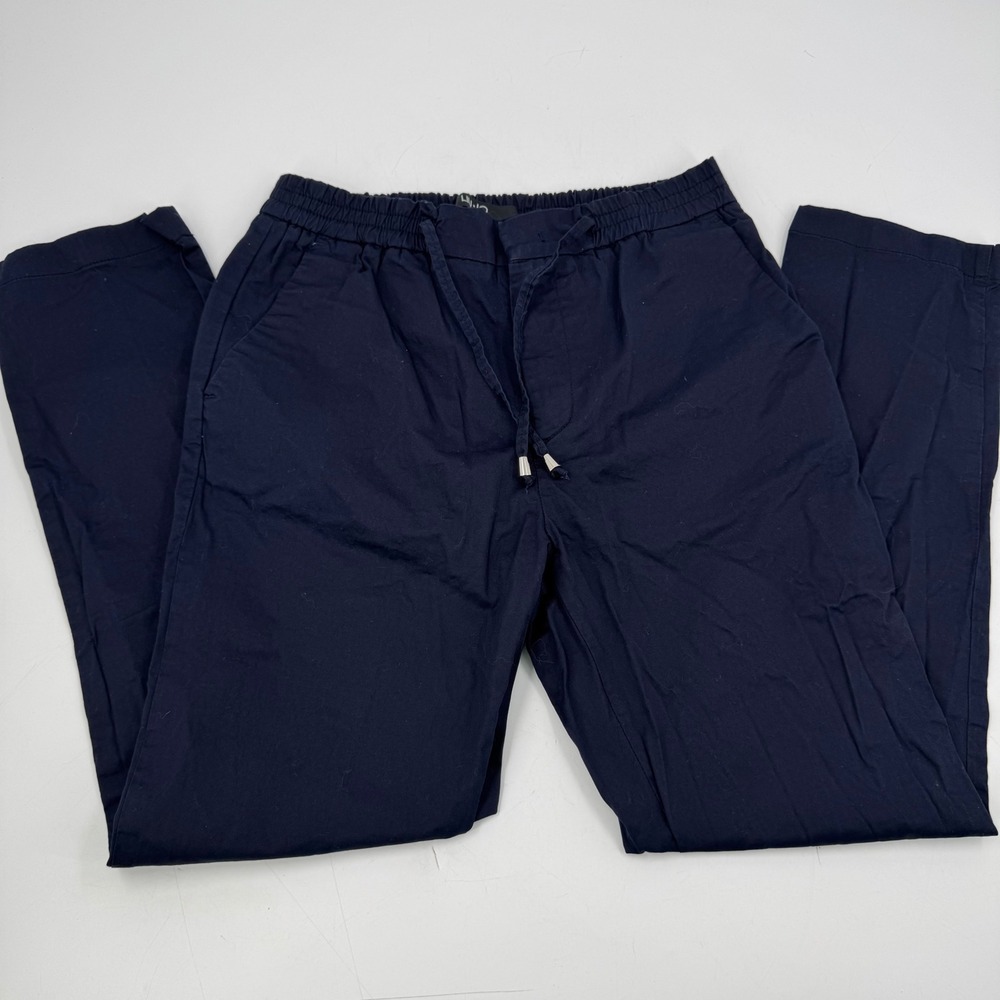 Liu Jo Uomo Mens Dress Pants Trousers Gabardine‎ Size 48 Drawstring Casual
